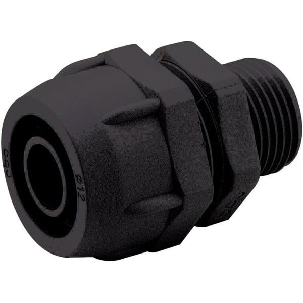 LEGRAND - Verschraubung M16 D=12 PA6 Schwarz
