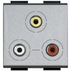 BTICINO - Anschlussdose RCA 3-f TECH