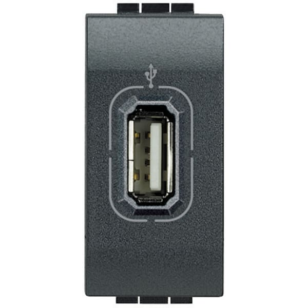 BTICINO - Anschlussdose USB Anthrazit