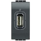 BTICINO - Anschlussdose USB Anthrazit