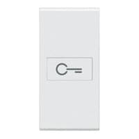 BTICINO - Axial-Wippe Schlüssel 1-Modulig Weiss