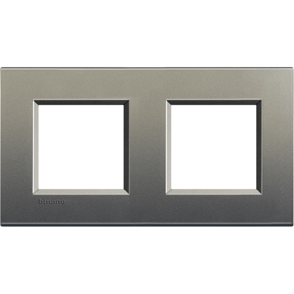 BTICINO - Abdeckrahmen LIVINGLIGHT: 2-fach, 2 + 2 Module, Farbe: Avenue