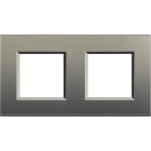 BTICINO - Abdeckrahmen LIVINGLIGHT: 2-fach, 2 + 2 Module, Farbe: Avenue