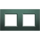 BTICINO - Abdeckrahmen LIVINGLIGHT: 2-fach, 2 + 2 Module, Farbe: Park