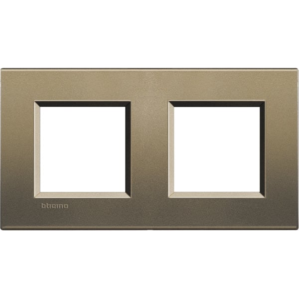 BTICINO - Abdeckrahmen LIVINGLIGHT: 2-fach, 2 + 2 Module, Farbe: Square