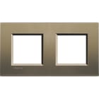 BTICINO - Abdeckrahmen LIVINGLIGHT: 2-fach, 2 + 2 Module, Farbe: Square