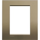 BTICINO - Abdeckrahmen LIVINGLIGHT für Kompaktinstallation, 3+3 Module, Farbe: Square