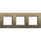 BTICINO - Abdeckrahmen LIVINGLIGHT: 3-fach, 2 + 2 + 2 Module, Farbe: Square