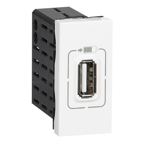 LEGRAND - Mosaic USB-Lademodul 1-fach Farbe: Ultraweiß