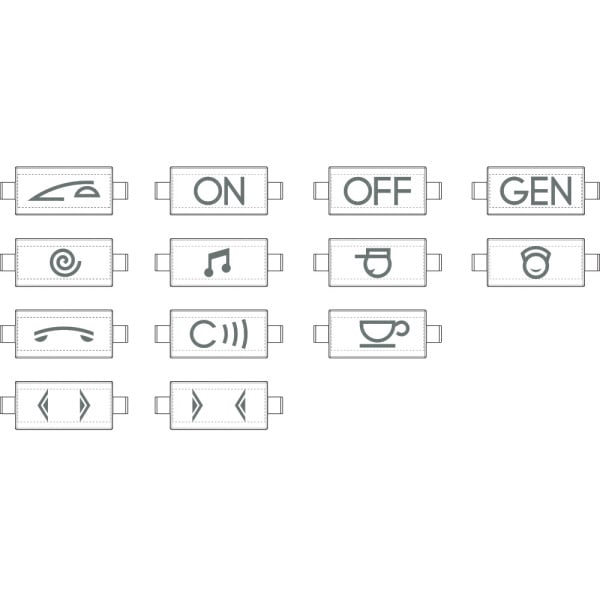 BTICINO - Symbol-Kit Axial Anthrazit