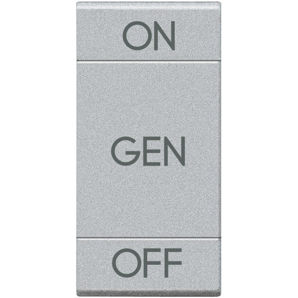 BTICINO - Wippe ''On-Gen-Off'' 1-Modulig Tech