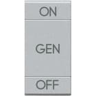BTICINO - Wippe ''On-Gen-Off'' 1-Modulig Tech