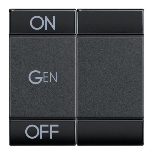 BTICINO - Wippe ''ON-GEN-OFF'' 2m ANTHR.