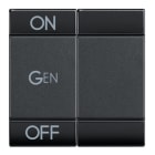 BTICINO - Wippe ''ON-GEN-OFF'' 2m ANTHR.