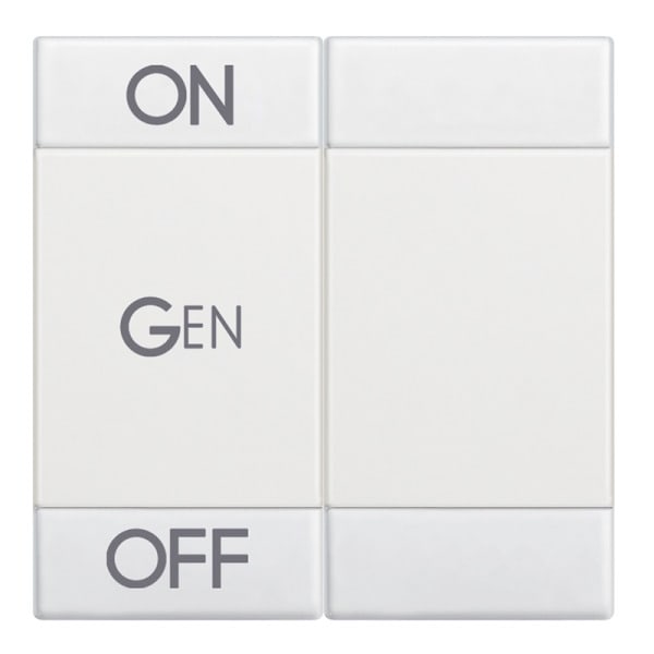 BTICINO - Wippe ''ON-GEN-OFF'' 2m WEISS