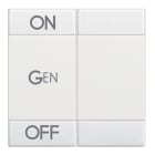 BTICINO - Wippe ''ON-GEN-OFF'' 2m WEISS