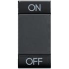 BTICINO - Wippe ''On-Off'' 1-Modulig Anthrazit