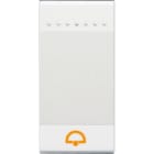 BTICINO - Wippe + Glocke 1-Modulig Weiss