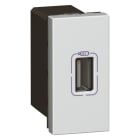 LEGRAND - Mosaic USB-Lademodul 1-fach Farbe: Aluminium