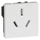 LEGRAND - Mosaic Steckdose Standard China 10A 2 modulig Farbe: Ultraweiß
