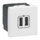 LEGRAND - Mosaic USB-Lademodul 2-fach Farbe: Ultraweiß