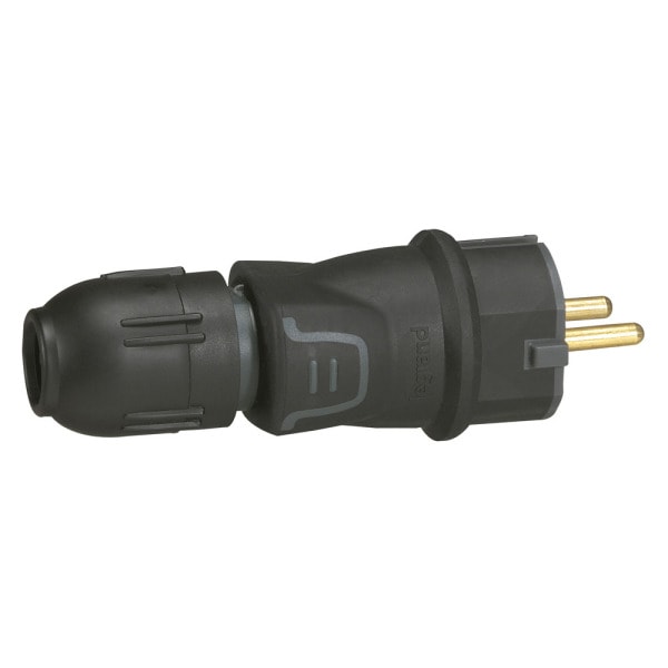 LEGRAND - Gummistecker 16A Farbe: Schwarz