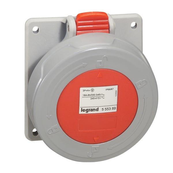 LEGRAND - CEE-Steckdose 5P 32A 415V Rot IP67