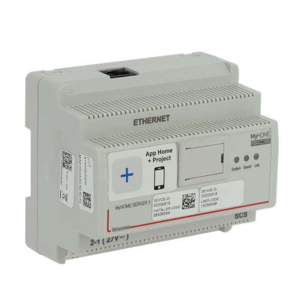 BTICINO - Server für Hausautomation MyHOME, Abmessungen: 6 TE DIN