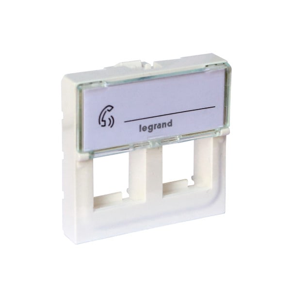 LEGRAND - Adapter Mosaic Keystone 2-fach weiß