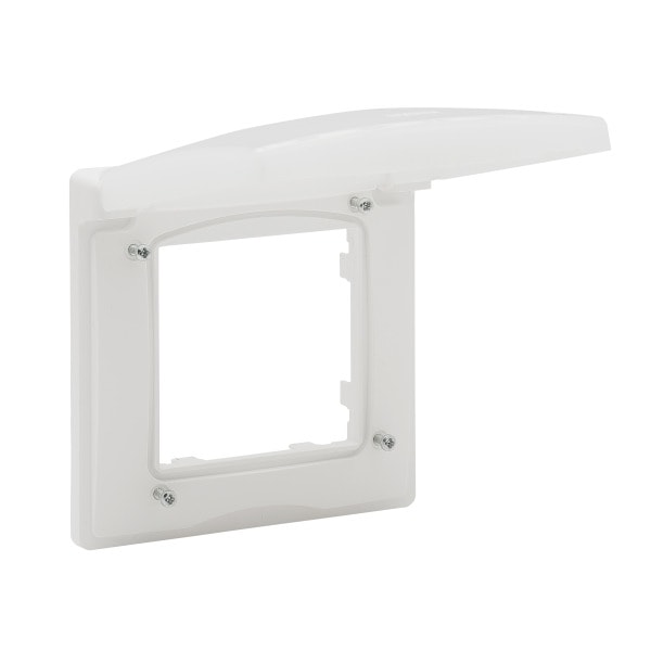 LEGRAND - Niloe Step 1-fach Rahmen IP44 Farbe: Ultraweiß
