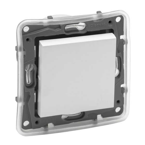 LEGRAND - Niloe Step Wechselschalter 10Ax IP44 Farbe: Ultraweiß