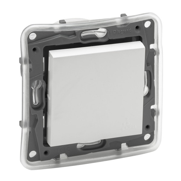 LEGRAND - Niloe Step Taster Wechselkontakt IP44 Farbe: Ultraweiß
