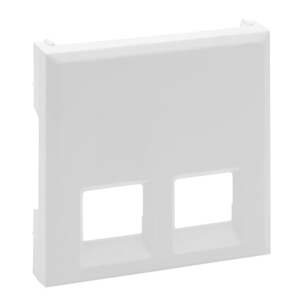 LEGRAND - Niloe Step Abdeckung 2-fach Rj11/Rj45 Farbe: Ultraweiß