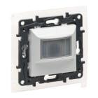 LEGRAND - NILOE STEP Abdeckung 2-Leiter-Bewegungsmelder (ohne N-Leiter), Farbe: Schwarz