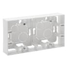 LEGRAND - Niloe Step Ap-Gehäuse 2Fach Farbe: Ultraweiß