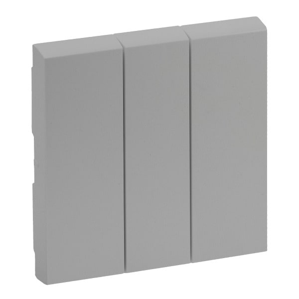 LEGRAND - Niloe Step Wippe 3-Fach Schalter Aluminium