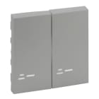 LEGRAND - Niloe Step Wippe Serienschalter Beleuchtet Aluminium