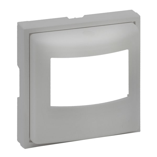 LEGRAND - NILOE STEP Abdeckung 2-Leiter-Bewegungsmelder (ohne N-Leiter), Farbe: Aluminium