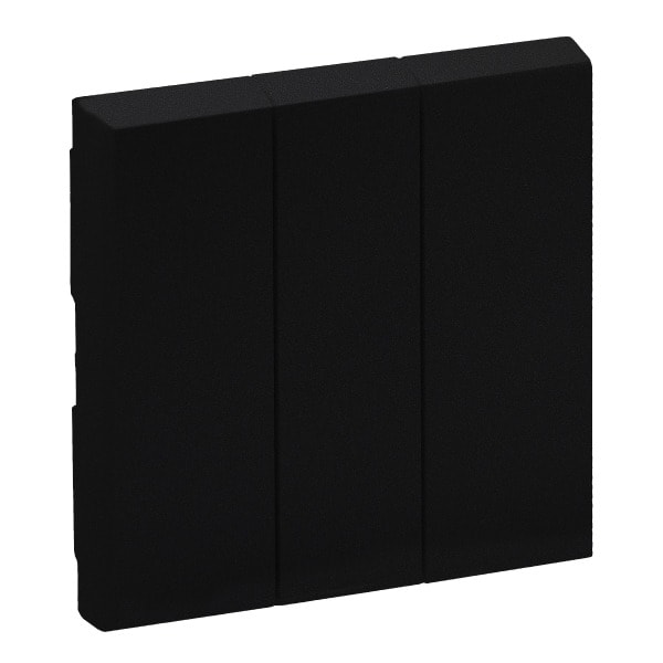 LEGRAND - Niloe Step Wippe 3-fach Schalter Farbe: Schwarz