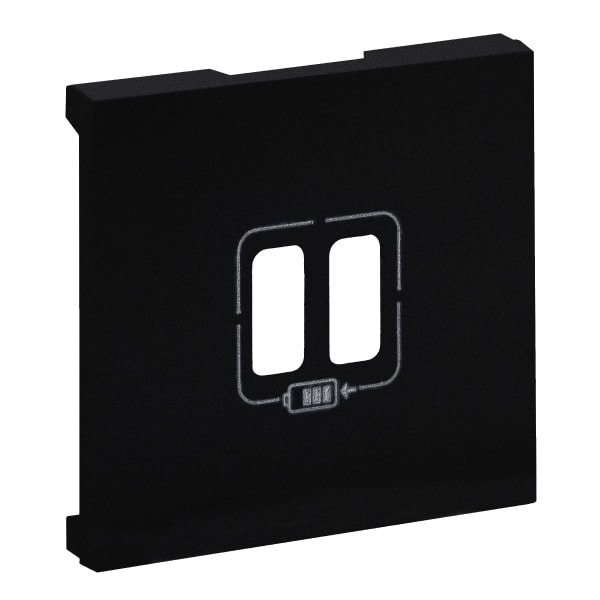 LEGRAND - Niloe Step Abdeckung Ladesteckdose Farbe: Schwarz