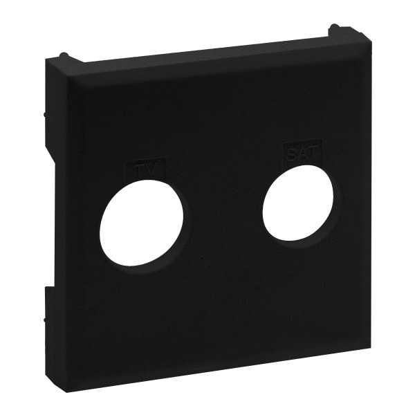 LEGRAND - Niloe Step Abdeckung Tv-Sat Farbe: Schwarz