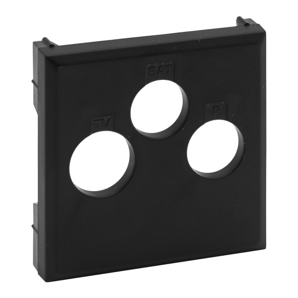 LEGRAND - Niloe Step Abdeckung Tv-R-Sat Farbe: Schwarz