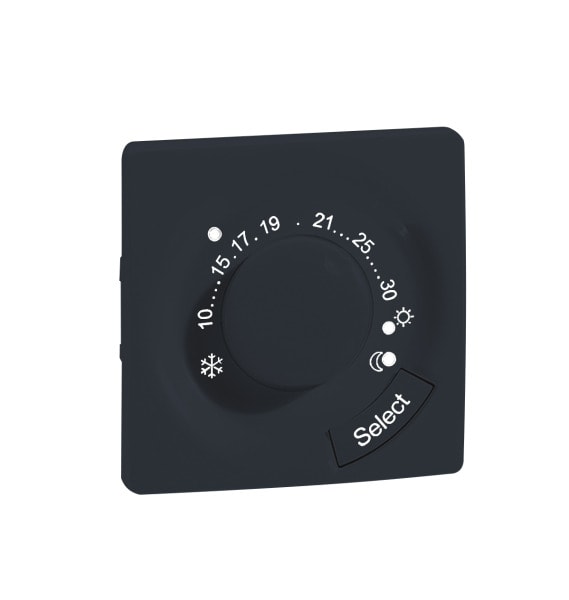 LEGRAND - Niloe Step Abdeckung Thermostat Farbe: Schwarz