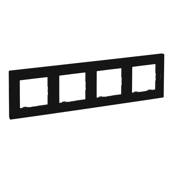 LEGRAND - Niloe Step 4-fach Rahmen Farbe: Schwarz