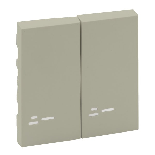 LEGRAND - Niloe Step Wippe Serienschalter Beleuchtet Sand