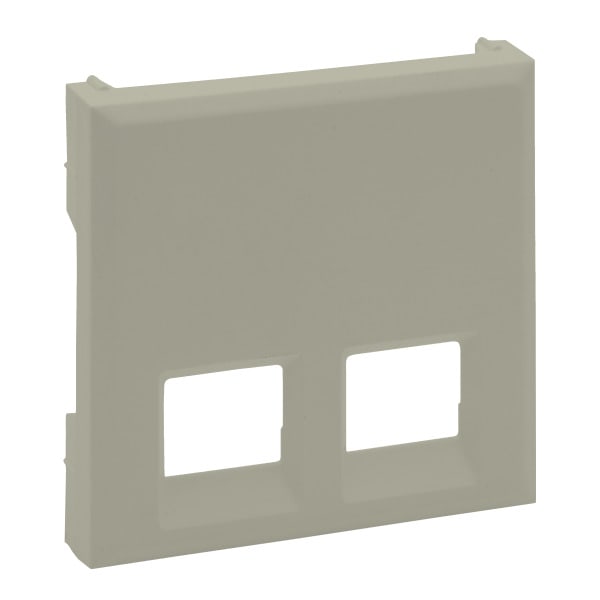 LEGRAND - Niloe Step Abdeckung 2-fach Rj11/Rj45 Sand
