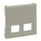 LEGRAND - Niloe Step Abdeckung 2-fach Rj11/Rj45 Sand