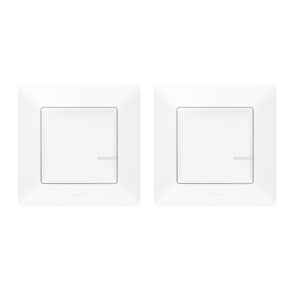 LEGRAND - Valena Life with Netatmo STAND-ALONE-SET Dimmer + Sender Farbe: Ultraweiss