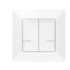 LEGRAND - Valena Life with Netatmo Wandsender 2-Fach Farbe: Ultraweiss
