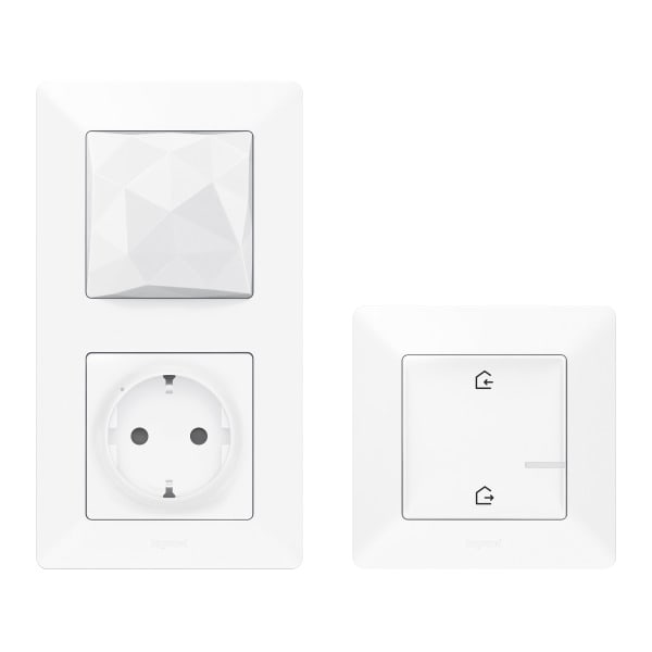 LEGRAND - Valena Life with Netatmo Starterpaket (Gateway + Master-Switch) Farbe Ultraweiss